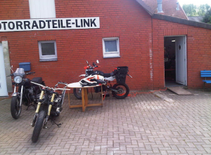 Ladezone bei Motorradteil Link